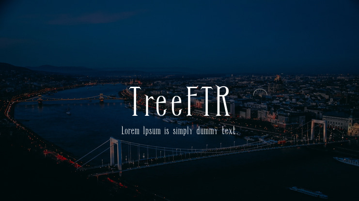 TreeFTR Font
