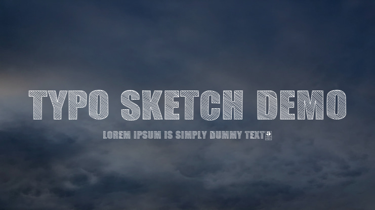 TYPO SKETCH DEMO Font