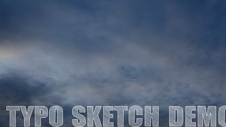 TYPO SKETCH DEMO Font