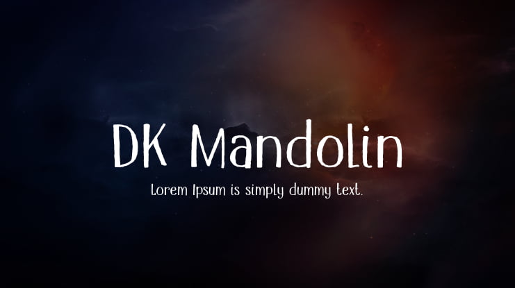 DK Mandolin Font
