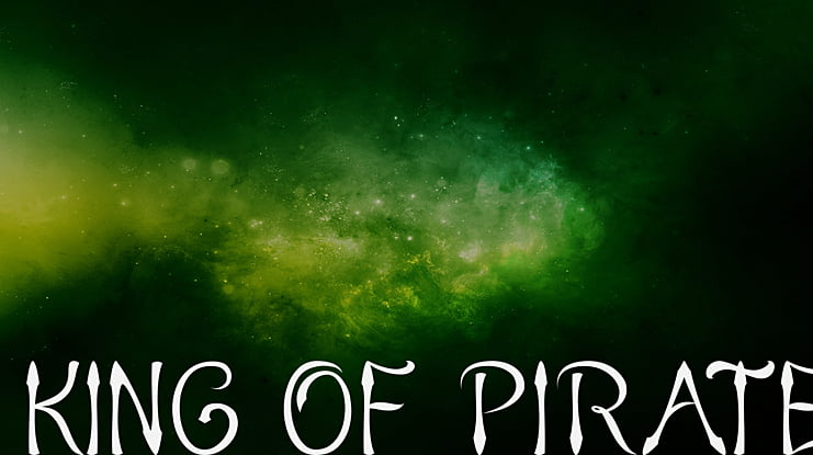 KING OF PIRATE Font Family