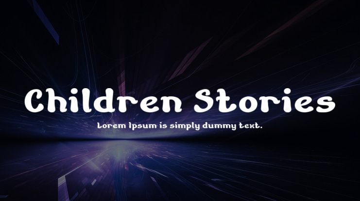 Children Stories Font Family
