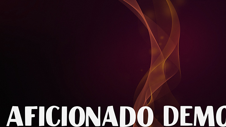 Aficionado DEMO Font