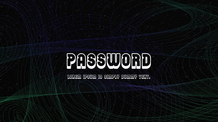 Password Font Family