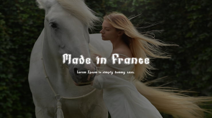 Made in France Font