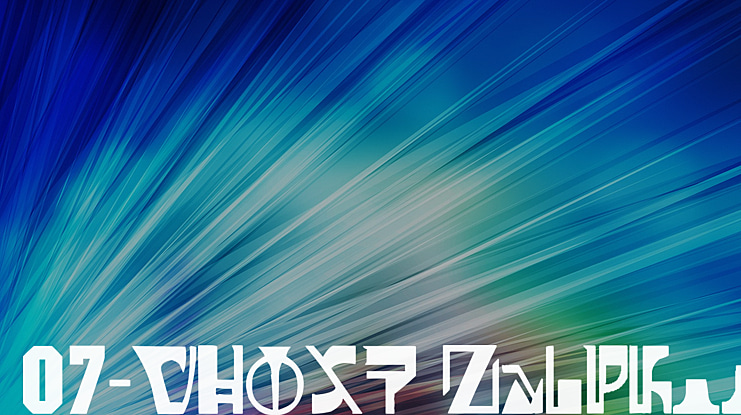 07-GHOST Zaiphon Font