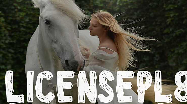 LicensePl8 Font