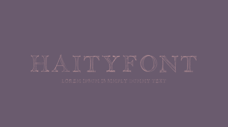Haityfont Font