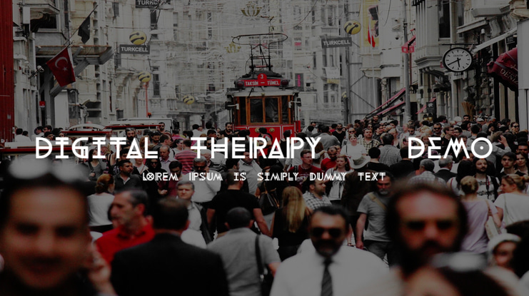 Digital Therapy - DEMO Font