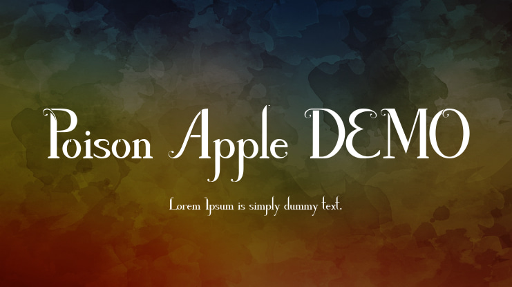 Poison Apple DEMO Font