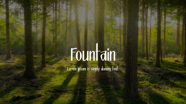 Fountain Font