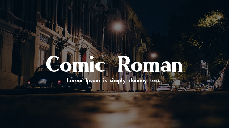 Comic Roman Font