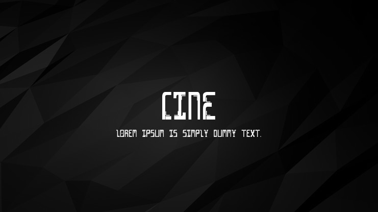 Cine Font