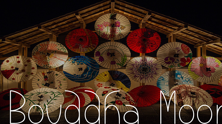 Bouddha Moon Font