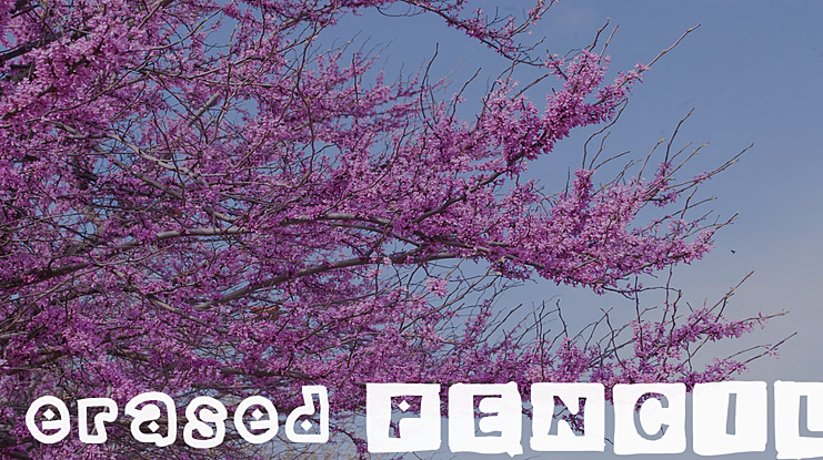erased PENCIL Font