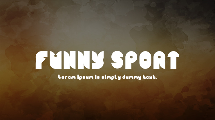 FUNNY SPORT Font Family