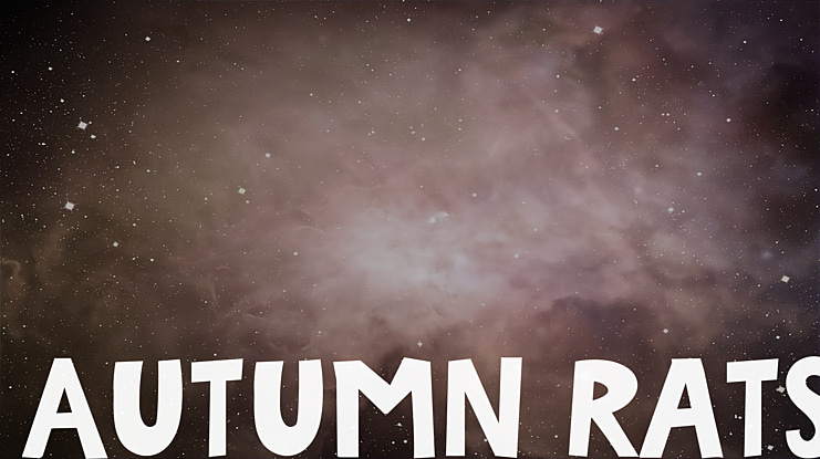 Autumn Rats Font
