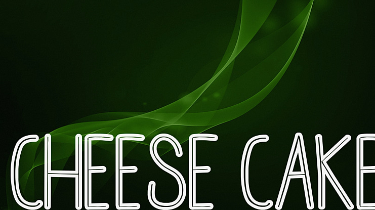 Cheese Cake Font