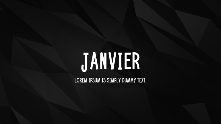 Janvier Font