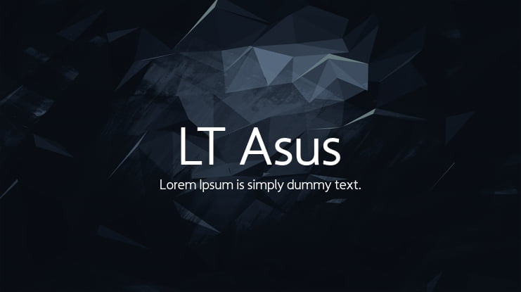 LT Asus Font Family