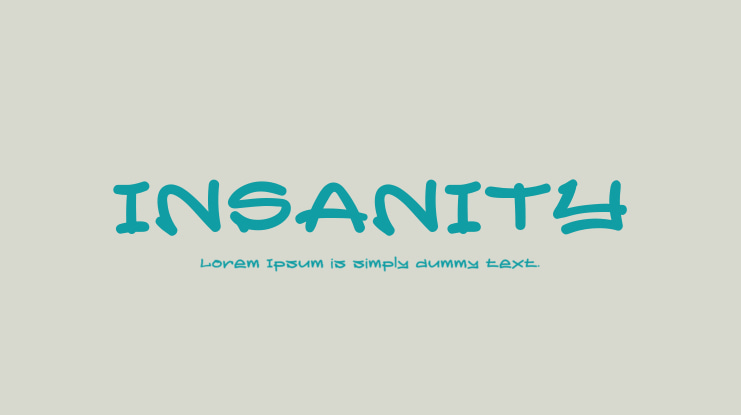 INSANITY Font