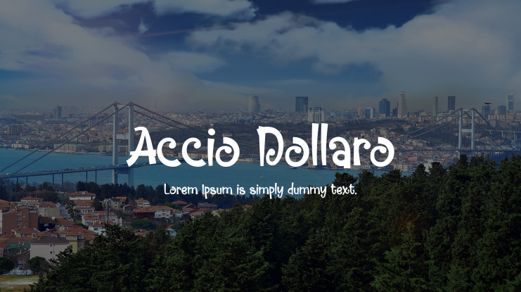 Accio Dollaro Font