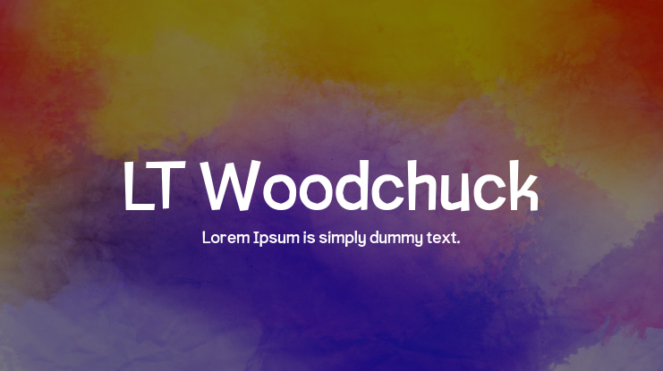 LT Woodchuck Font Family