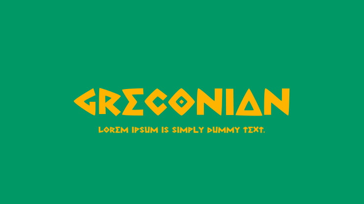 Greconian Font