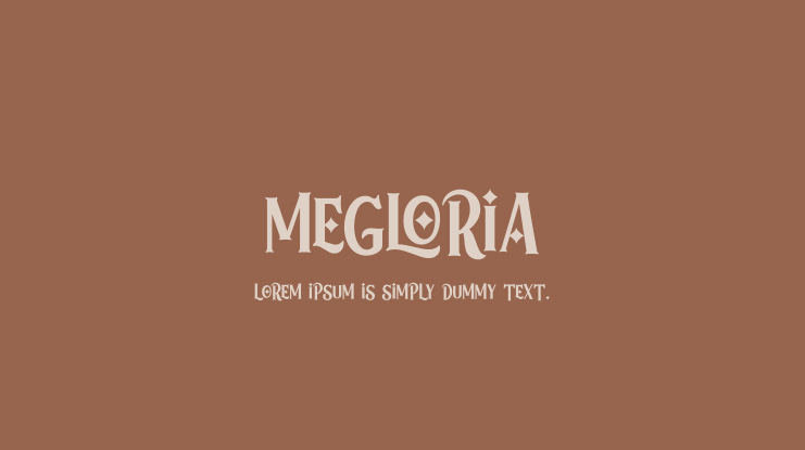 MEGLORIA Font