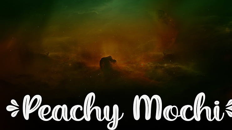 Peachy Mochi Font