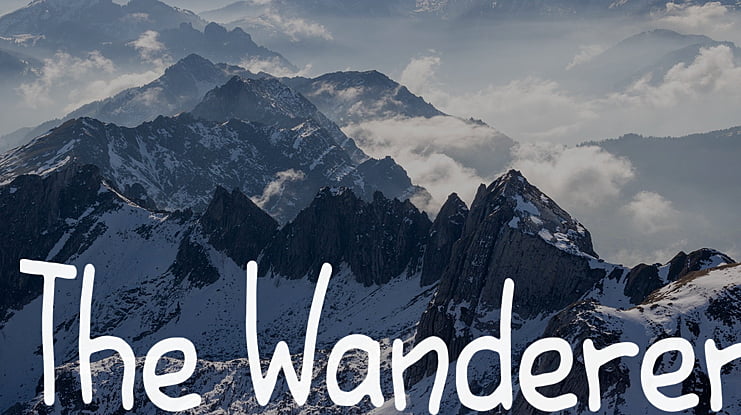The Wanderer Font