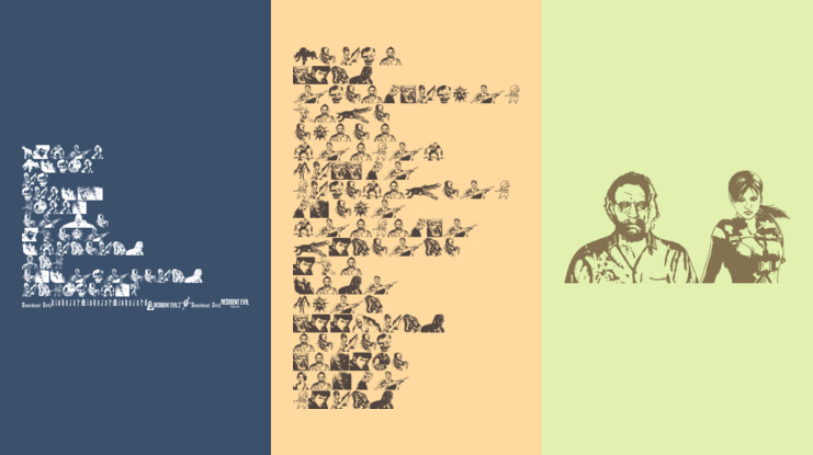 Resident Evil Rebirth Font