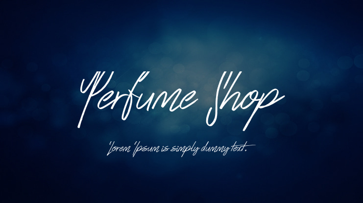 Perfume Shop Font