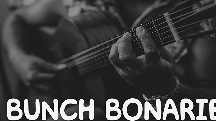 BUNCH BONARIE Font