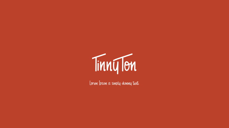 TinnyTon Font