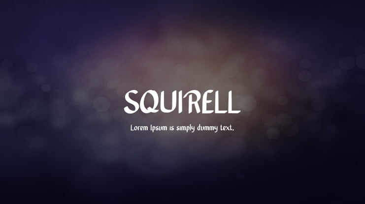SQUIRELL Font