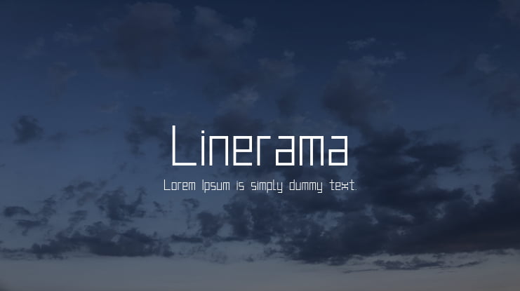 Linerama Font Family