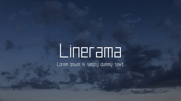 Linerama Font Family