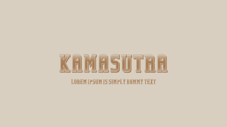 Kamasutra Font