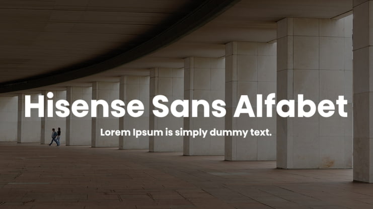 Hisense Sans Alfabet Font Family
