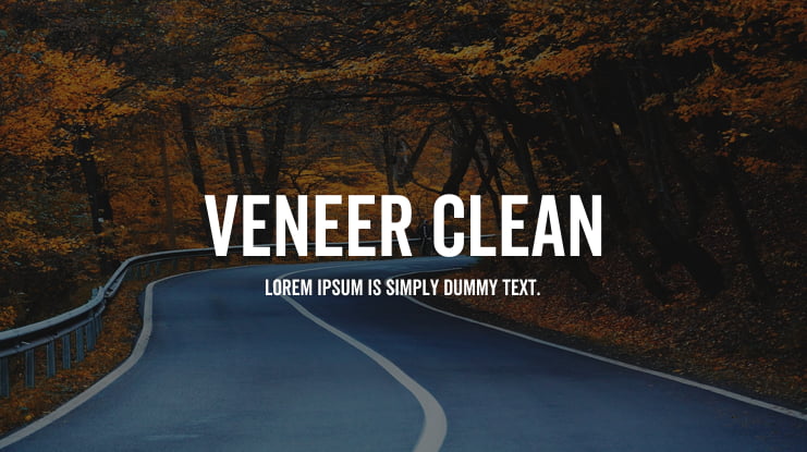 Veneer Clean Font Family