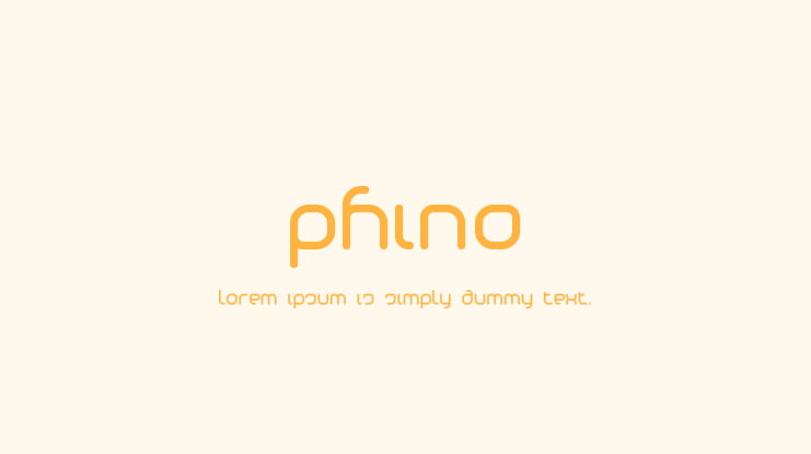 Phino Font