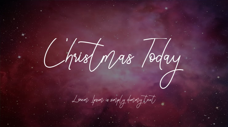 Christmas Today Font