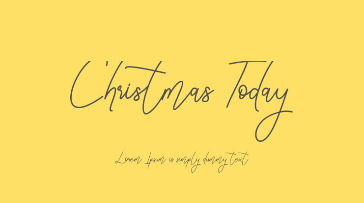 Christmas Today Font