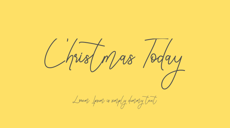 Christmas Today Font