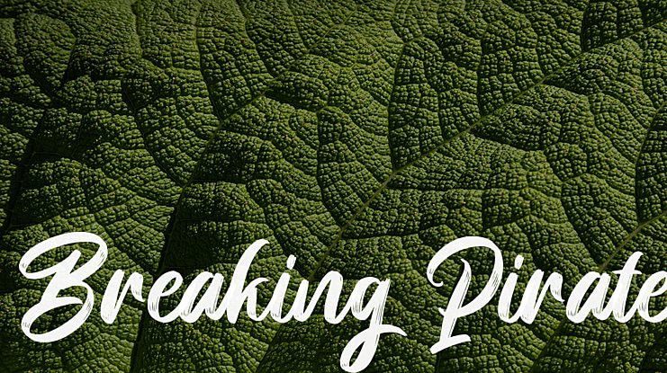 Breaking Pirate Font Family