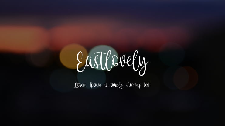 Eastlovely Font