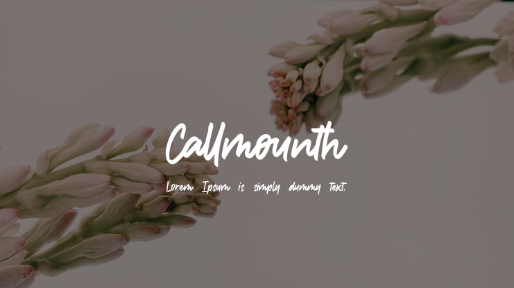 Callmounth Font
