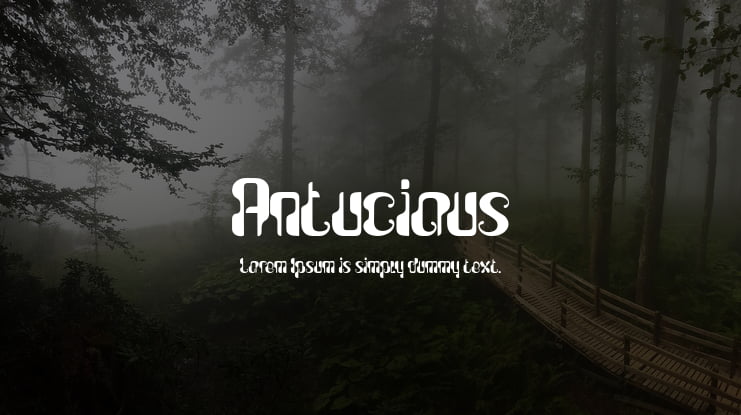 Antucious Font