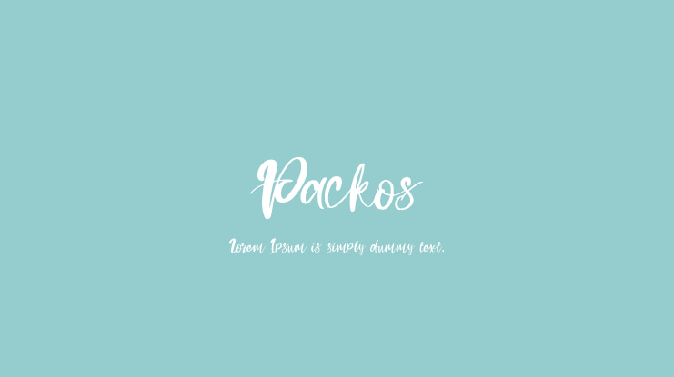 Packos Font